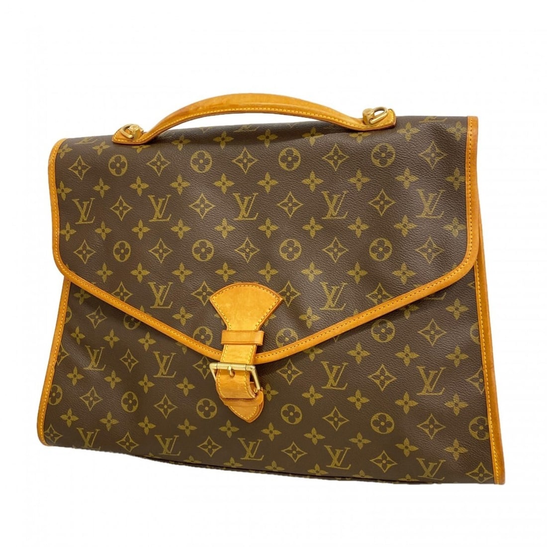 Louis Vuitton Monogram Beverly Handbag M51120 Brown (Men's/Women's): --- Catalog ---Category: SizeSize (HxWxD): 29cm x 43cm x 11cm / 11.41'' x 16.92'' x 4.33''Category: DesignType: HandbagColor: BrownGender: Men,WomenCategory: GeneralMPN: M51120Brand: Louis Vuitton--- 