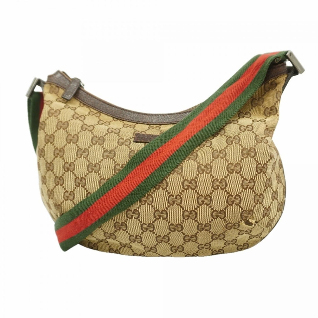 Gucci GG Canvas Sherry Line Shoulder Bag 181092 Brown Women's: --- Catalog ---Category: SizeSize (HxWxD): 22cm x 35cm x 5cm / 8.66'' x 13.77'' x 1.96''Category: DesignType: Shoulder bagColor: BrownGender: WomenMaterial: Canvas Hardware Color: SilverCategory: Gene
