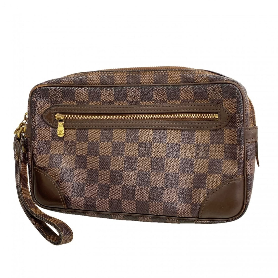 Louis Vuitton Damier Marly Dragonne GM Clutch Bag, Ebene, SPO Men's: --- Catalog ---Category: SizeSize (HxWxD): 15.5cm x 26.5cm x 4cm / 6.1'' x 10.43'' x 1.57''Category: DesignType: Clutch bagColor: EbeneGender: MenCategory: GeneralBrand: Louis Vuitton--- Item List ---