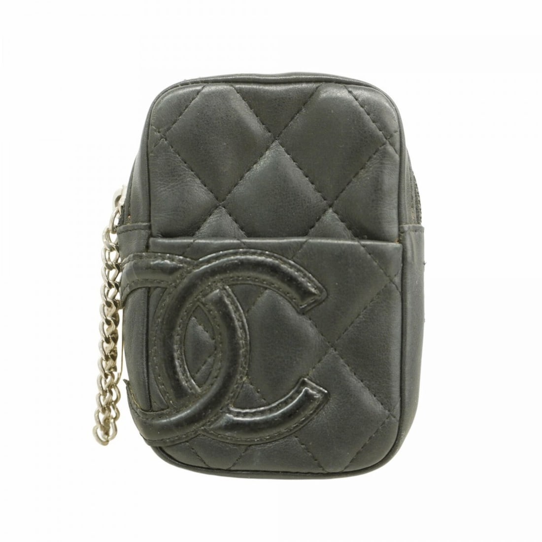 Chanel Cambon Lambskin Cigarette Case, Black, Women's: --- Catalog ---Category: DesignType: Cigarette caseColor: BlackMaterial: LeatherLeather/Fur Type: LambskinCategory: GeneralBrand: ChanelCategory: Physical PropertiesSize (HxWxD): 11cm x 7cm x 2.5cm / 
