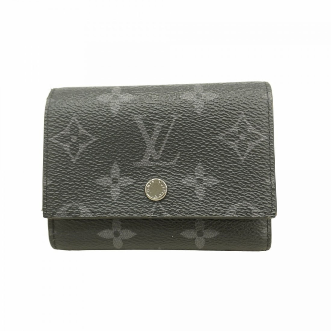 Louis Vuitton Tri-fold Wallet Monogram Eclipse Victor M12598 Black Men's: --- Catalog ---Category: SizeSize (HxWxD): 8cm x 11cm x 2.5cm / 3.14'' x 4.33'' x 0.98''Category: DesignType: Wallet (tri-fold)Color: BlackGender: MenCategory: GeneralMPN: M12598Brand: Louis Vuitton--