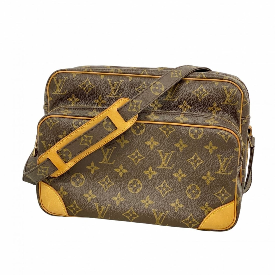 Louis Vuitton Monogram Nile Shoulder Bag M45244 Brown Women's: --- Catalog ---Category: SizeSize (HxWxD): 20cm x 28cm x 13cm / 7.87'' x 11.02'' x 5.11''Category: DesignType: Shoulder bagColor: BrownGender: WomenCategory: GeneralMPN: M45244Brand: Louis Vuitton--- 