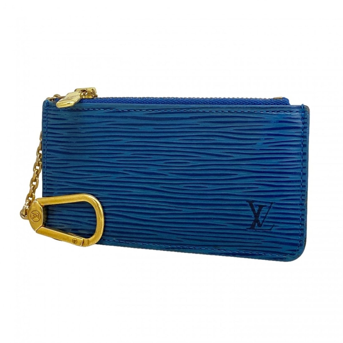 Louis Vuitton Epi Leather Pochette Clé M63805 Toledo Blue Women's Wallet/Coin Case: --- Catalog ---Category: SizeSize (HxWxD): 6.5cm x 12cm x 5.00mm / 2.55'' x 4.72'' x 0.19''Category: DesignType: Coin purse/coin caseColor: Toledo blueGender: WomenCategory: GeneralMPN: M63805Brand: L