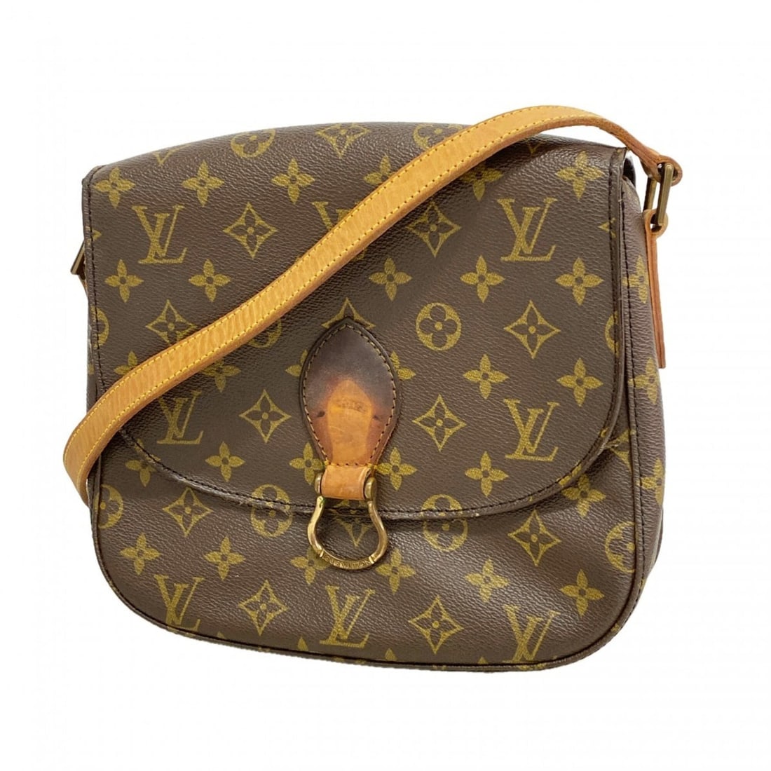 Louis Vuitton Monogram Saint Cloud GM Shoulder Bag M51242 Brown Women's: --- Catalog ---Category: SizeSize (HxWxD): 21cm x 24cm x 6.5cm / 8.26'' x 9.44'' x 2.55''Category: DesignType: Shoulder bagColor: BrownGender: WomenCategory: GeneralMPN: M51242Brand: Louis Vuitton--- 