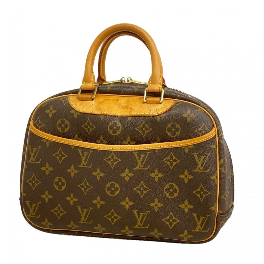 Louis Vuitton Monogram Trouville Handbag M42228 Brown Women's: --- Catalog ---Category: SizeSize (HxWxD): 21.5cm x 28cm x 10.5cm / 8.46'' x 11.02'' x 4.13''Category: DesignType: HandbagColor: BrownGender: WomenCategory: GeneralMPN: M42228Brand: Louis Vuitton--- I