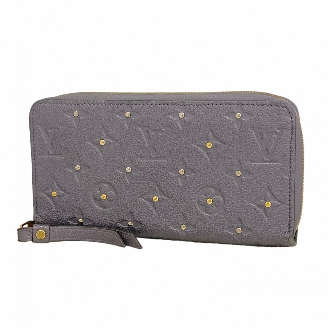 Louis Vuitton Monogram Empreinte Studded Zippy Wallet M62209 Gris Silver Women's Long: --- Catalog ---Category: SizeSize (HxWxD): 10cm x 19.5cm x 2.5cm / 3.93'' x 7.67'' x 0.98''Category: DesignType: Long wallet (bi-fold)Color: GrayGender: WomenCategory: GeneralMPN: M62209Brand: Louis V