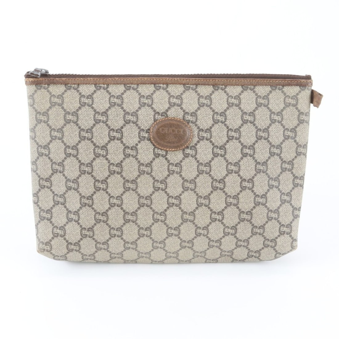 Gucci GG Plus Leather Second Bag Clutch Handbag Pouch for Men: --- Catalog ---Category: SizeSize (HxWxD): 18cm x 27cm x 6cm / 7.08'' x 10.62'' x 2.36''Category: DesignType: Handbag, PouchColor: Beige, BrownGender: MenMaterial: GG plus Category: GeneralLine: GG Pl