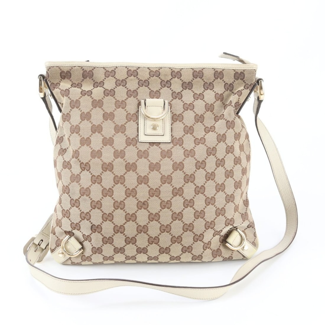 Gucci GG Canvas Abbey 131326 Leather Shoulder Bag Handbag Tote for Women: --- Catalog ---Category: SizeSize (HxWxD): 29cm x 29cm x 3cm / 11.41'' x 11.41'' x 1.18''Category: DesignType: Handbag, Shoulder bag, Tote bagColor: Beige, IvoryGender: WomenMaterial: Leather , Canvas