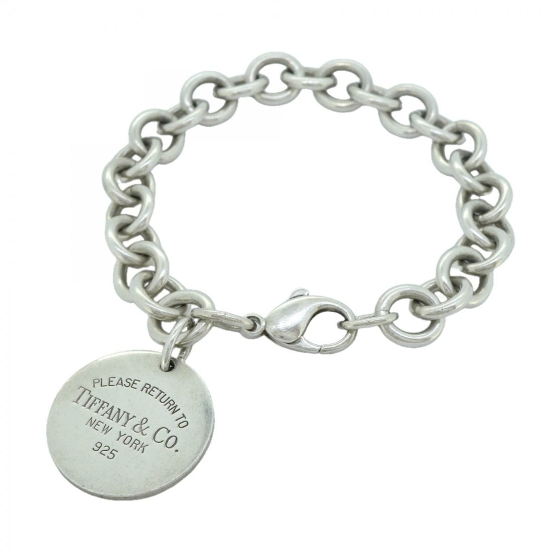 Tiffany & Co. Return to Circle Bracelet, Sterling Silver 925, Women's: --- Catalog ---Category: SizeLength: 17cm / 6.69''Category: DesignType: Charm braceletGender: WomenMaterial: Silver 925Category: GeneralBrand: Tiffany--- Item List ---Section: ConditionRanking: Rank A