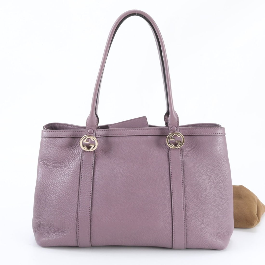 Gucci Miss GG 353122 Leather Tote Handbag Shoulder Bag Brand Women's: --- Catalog ---Category: SizeSize (HxWxD): 24cm x 36cm x 12cm / 9.44'' x 14.17'' x 4.72''Strap Length: 55cm / 21.65''Category: DesignType: HandbagColor: PurpleGender: WomenMaterial: Leather Category: 