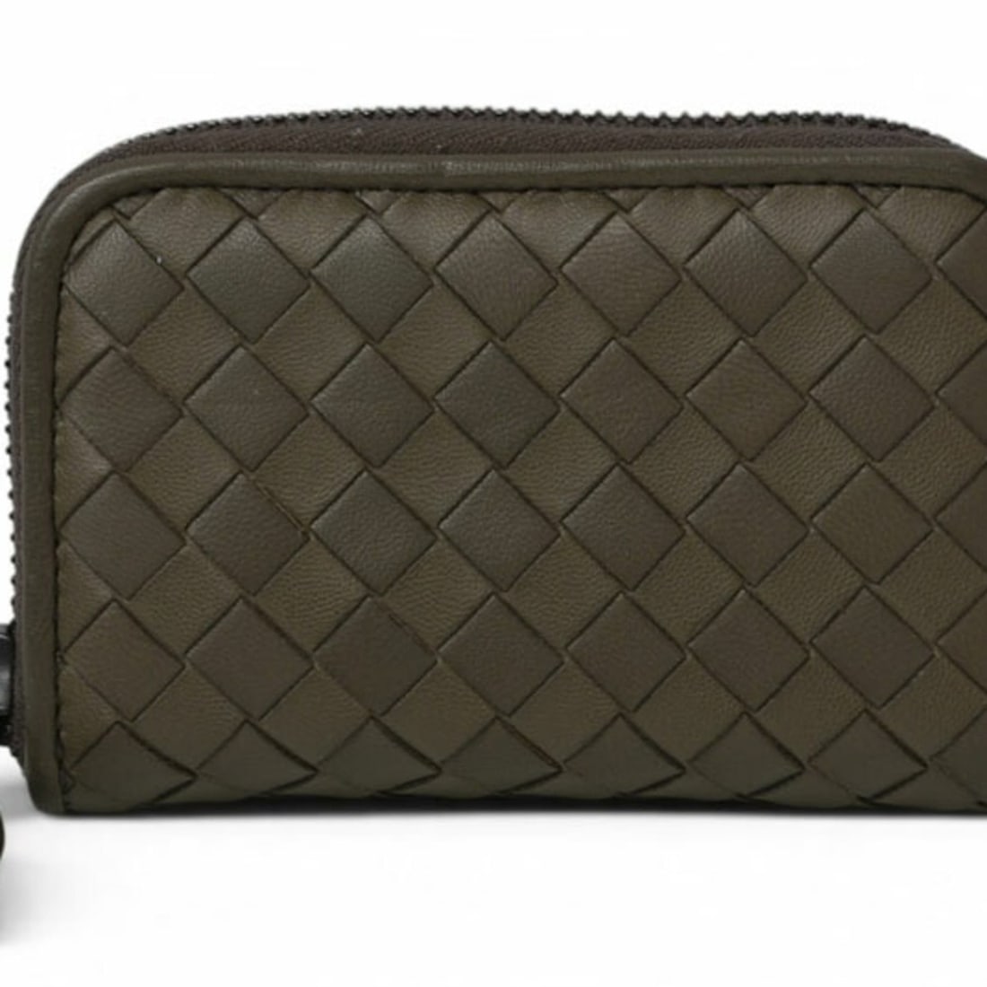 Bottega Veneta Card Case Coin Purse BOTTEGA VENETA Mini Wallet Intrecciato Leather Khaki Gray 114075: --- Catalog ---Category: SizeSize (HxWxD): 7cm x 10.5cm x 2cm / 2.75'' x 4.13'' x 0.78''Category: DesignType: Coin purse/coin caseColor: Gray, KhakiGender: Women,MenCategory: GeneralLine: IntrecciatoB
