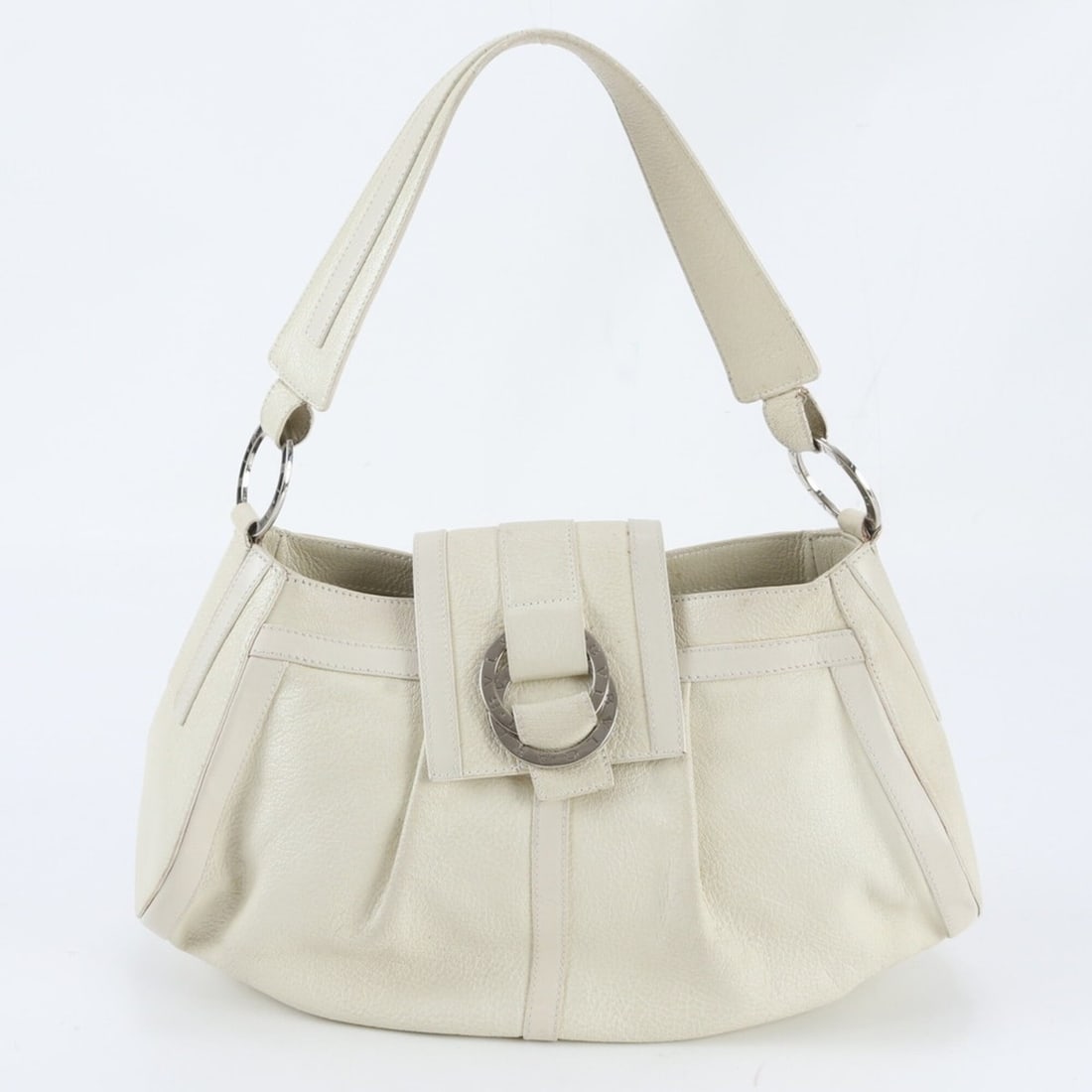 Bvlgari Chandra Leather Shoulder Bag, Tote Handbag for Women: --- Catalog ---Category: SizeSize (HxWxD): 20cm x 35cm x 10cm / 7.87'' x 13.77'' x 3.93''Category: DesignType: Handbag, Shoulder bagColor: IvoryGender: WomenMaterial: Leather Category: GeneralBrand: B