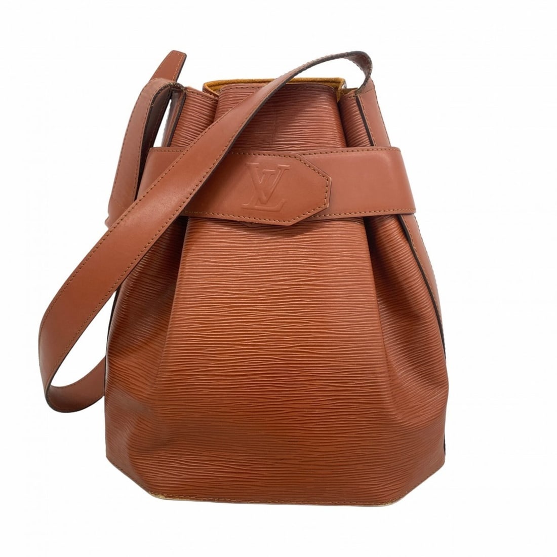 Louis Vuitton Epi Sac Depaule PM Shoulder Bag M80203 Kenya Brown (Women's) (1 of 12)