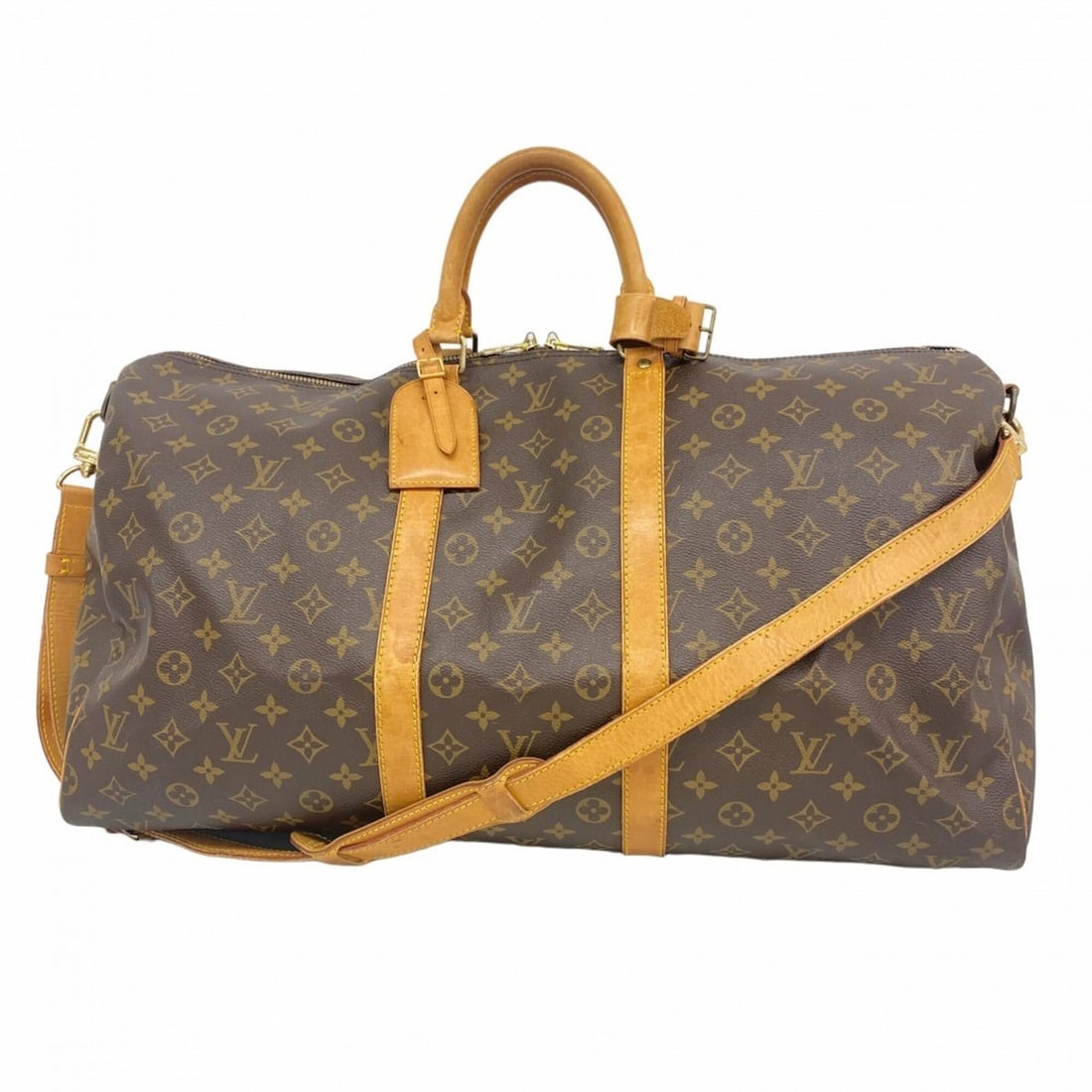Louis Vuitton Bags - Boston Monogram Keepall Bandoulière 55 M41414 Brown Men's & Women's: --- Catalog ---Category: SizeSize (HxWxD): 30cm x 55cm x 25cm / 11.81'' x 21.65'' x 9.84''Category: DesignType: Boston bagColor: BrownGender: Men,WomenCategory: GeneralMPN: M41414Brand: Louis Vuitton-