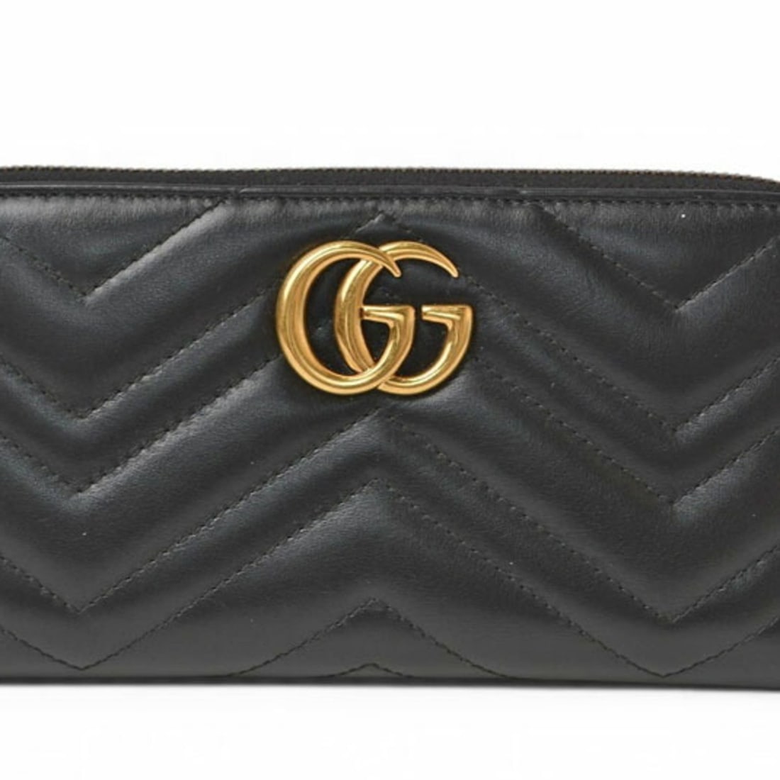 Gucci wallet, GUCCI long GG Marmont round, 443123, leather, black.: --- Catalog ---Category: SizeSize (HxWxD): 10cm x 19cm x 3cm / 3.93'' x 7.48'' x 1.18''Category: DesignType: Long wallet (bi-fold)Color: BlackGender: Women,MenMaterial: Leather Category: GeneralBrand: