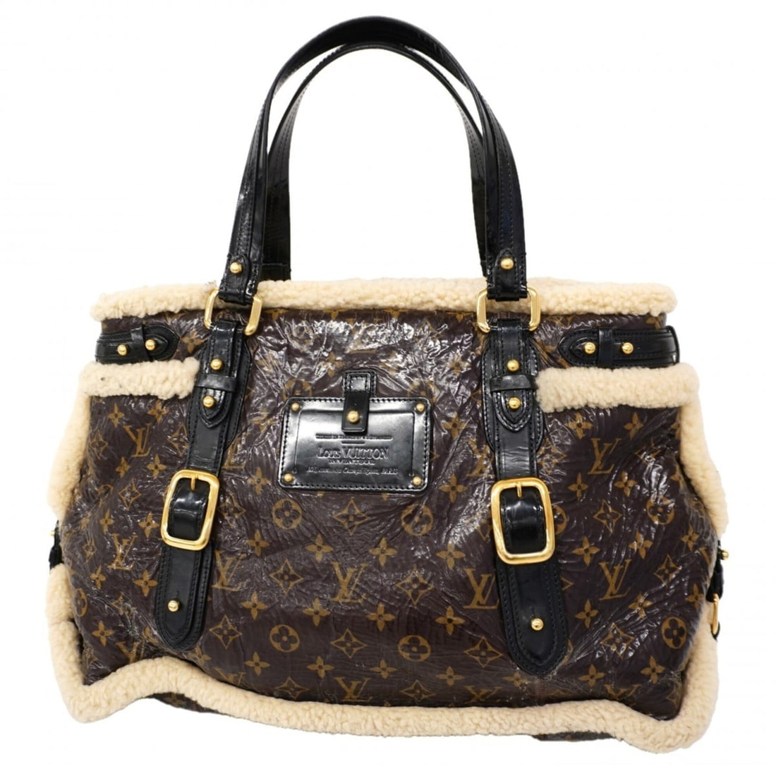 Louis Vuitton Monogram Shearling Thunder Tote Bag M95573 Marron (Women's): --- Catalog ---Category: SizeSize (HxWxD): 30cm x 50cm x 18cm / 11.81'' x 19.68'' x 7.08''Category: DesignType: Tote bagColor: MarronGender: WomenCategory: GeneralMPN: M95573Brand: Louis Vuitton--- It