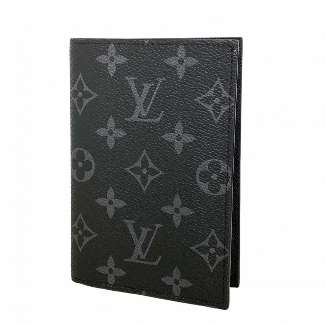 Louis Vuitton Passport Case/Business Card Holder, Monogram Eclipse Couverture M64501, Black, Men's: --- Catalog ---Category: DesignType: Passport coverColor: BlackGender: MenCategory: GeneralMPN: M64501Brand: Louis VuittonCategory: Physical PropertiesSize (HxWxD): 14.5cm x 10cm x 2cm / 5.7'' x 3.93'