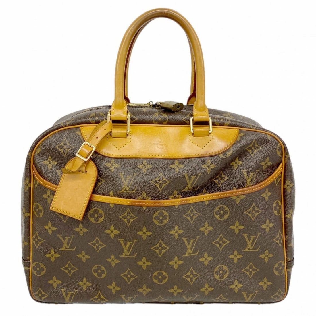Louis Vuitton Monogram Deauville Handbag M47270 Brown Women's: --- Catalog ---Category: SizeSize (HxWxD): 26cm x 34cm x 13cm / 10.23'' x 13.38'' x 5.11''Category: DesignType: HandbagColor: BrownGender: WomenCategory: GeneralMPN: M47270Brand: Louis Vuitton--- Item