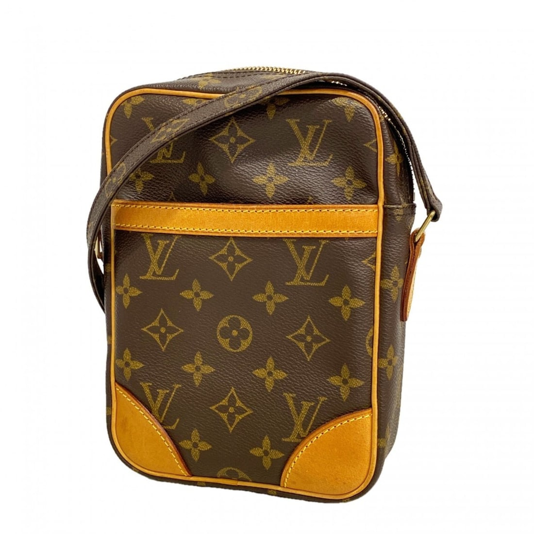 Louis Vuitton Monogram Danube Shoulder Bag M45266 Brown Women's: --- Catalog ---Category: SizeSize (HxWxD): 21cm x 15cm x 4.5cm / 8.26'' x 5.9'' x 1.77''Category: DesignType: Shoulder bagColor: BrownGender: WomenCategory: GeneralMPN: M45266Brand: Louis Vuitton--- I