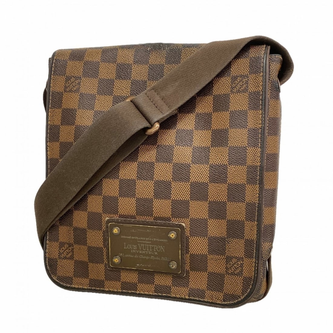 Louis Vuitton Damier Brooklyn PM Shoulder Bag N51210 Ebene Women's: --- Catalog ---Category: SizeSize (HxWxD): 26cm x 23cm x 7.5cm / 10.23'' x 9.05'' x 2.95''Category: DesignType: Shoulder bagColor: EbeneGender: WomenCategory: GeneralMPN: N51210Brand: Louis Vuitton---
