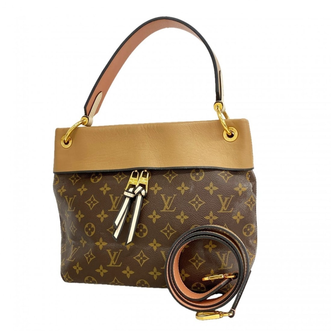 Louis Vuitton Monogram Tuileries Besace Handbag M44272 Sesame Peach Cream 2-way bag for women: --- Catalog ---Category: SizeSize (HxWxD): 26cm x 26cm x 11.5cm / 10.23'' x 10.23'' x 4.52''Category: DesignType: HandbagColor: BrownGender: WomenCategory: GeneralMPN: M44272Brand: Louis Vuitton--- It