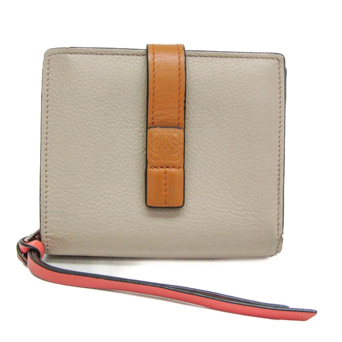 Loewe Compact Zip Wallet C660Z41X02 Women's Leather Wallet (bi-fold) Light Beige,Light Pink: --- Catalog ---Category: SizeSize (HxWxD): 9cm x 11cm x 3cm / 3.54'' x 4.33'' x 1.18''Category: DesignType: Wallet (bi-fold)Color: Light beige, Light pinkGender: WomenClosure: Snap fastenerMaterial: L