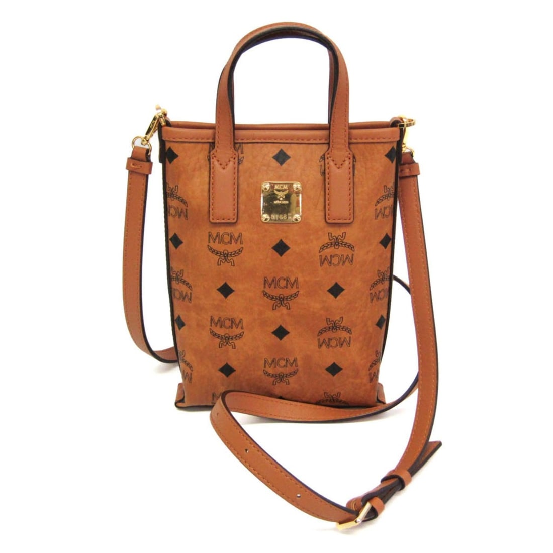 MCM Cognac Visetos Aren MWRAASE03 Women's Leather,Coated Canvas Handbag,Shoulder Bag Light Brown: --- Catalog ---Category: SizeSize (HxWxD): 20cm x 15cm x 4cm / 7.87'' x 5.9'' x 1.57''Strap Length: 105cm - 120cm / 41.33'' - 47.24''Handle Length: 20cm / 7.87''Category: DesignType: Handbag, Shoulder