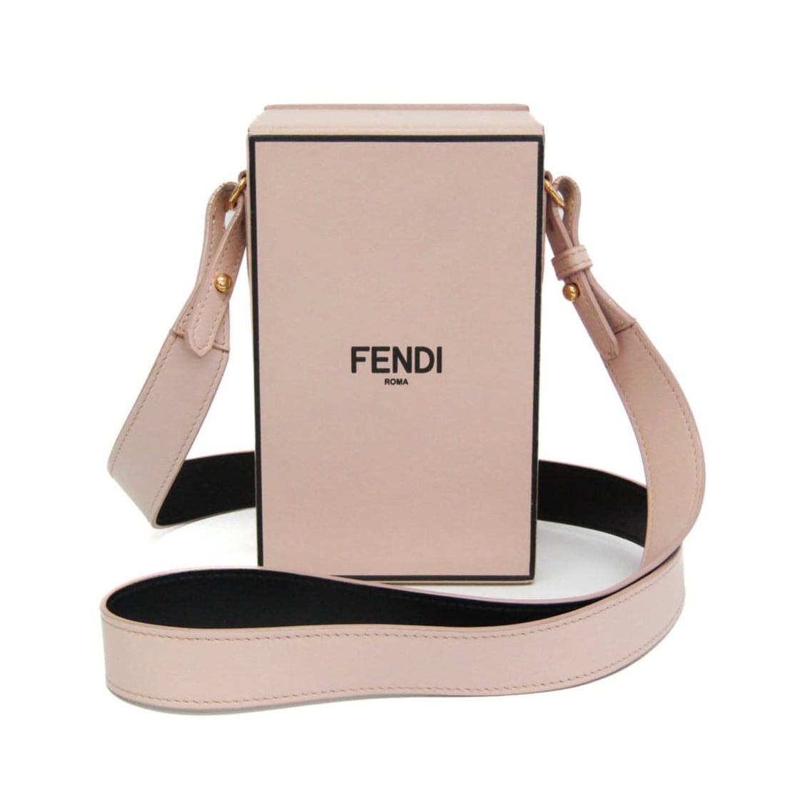 Fendi Box 8BT339 Women's Leather Shoulder Bag Pink: --- Catalog ---Category: SizeSize (HxWxD): 17cm x 10cm x 7cm / 6.69'' x 3.93'' x 2.75''Strap Length: 105cm - 109cm / 41.33'' - 42.91''Category: DesignType: Shoulder bagColor: PinkGender: WomenClosure: