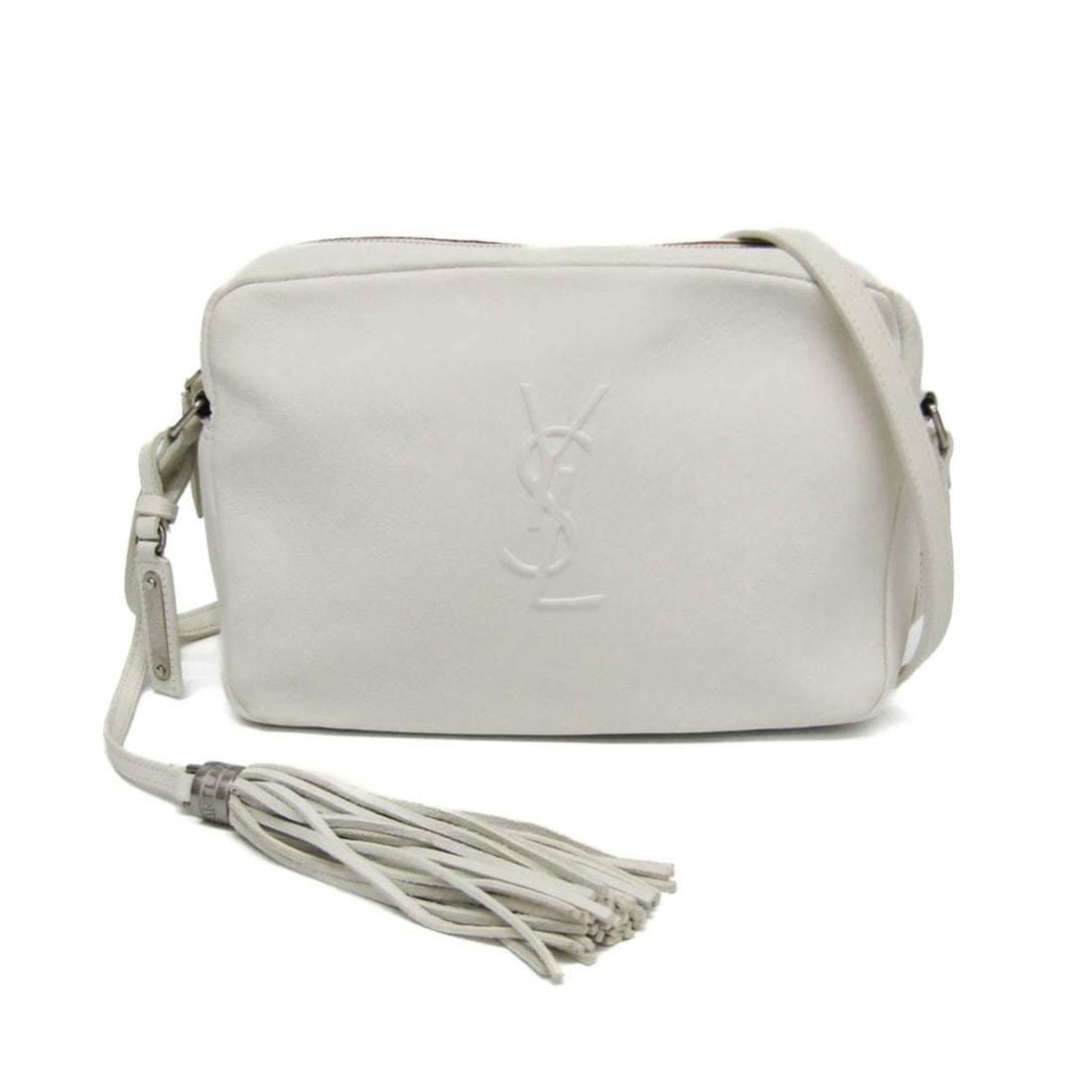 Saint Laurent Lou 470299 Women's Leather Shoulder Bag White: --- Catalog ---Category: SizeSize (HxWxD): 14.5cm x 22cm x 6cm / 5.7'' x 8.66'' x 2.36''Strap Length: 127cm - 142cm / 49.99'' - 55.9''Category: DesignType: Shoulder bagColor: WhiteGender: WomenClosure