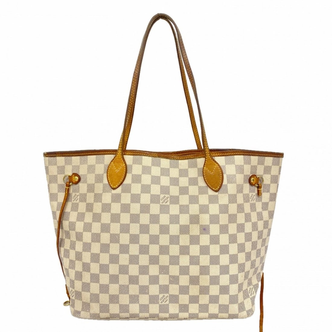 Louis Vuitton Damier Azur Neverfull MM Tote Bag N51107 White Women's: --- Catalog ---Category: SizeSize (HxWxD): 29cm x 32cm x 16cm / 11.41'' x 12.59'' x 6.29''Category: DesignType: Tote bagColor: WhiteGender: WomenCategory: GeneralMPN: N51107Brand: Louis Vuitton--- Ite