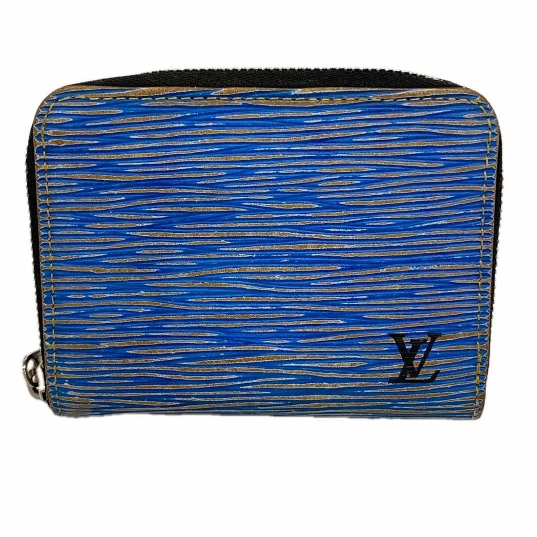Louis Vuitton Epi Denim Zippy Coin Purse M61191 Blue (Men's/Women's) (1 of 8)