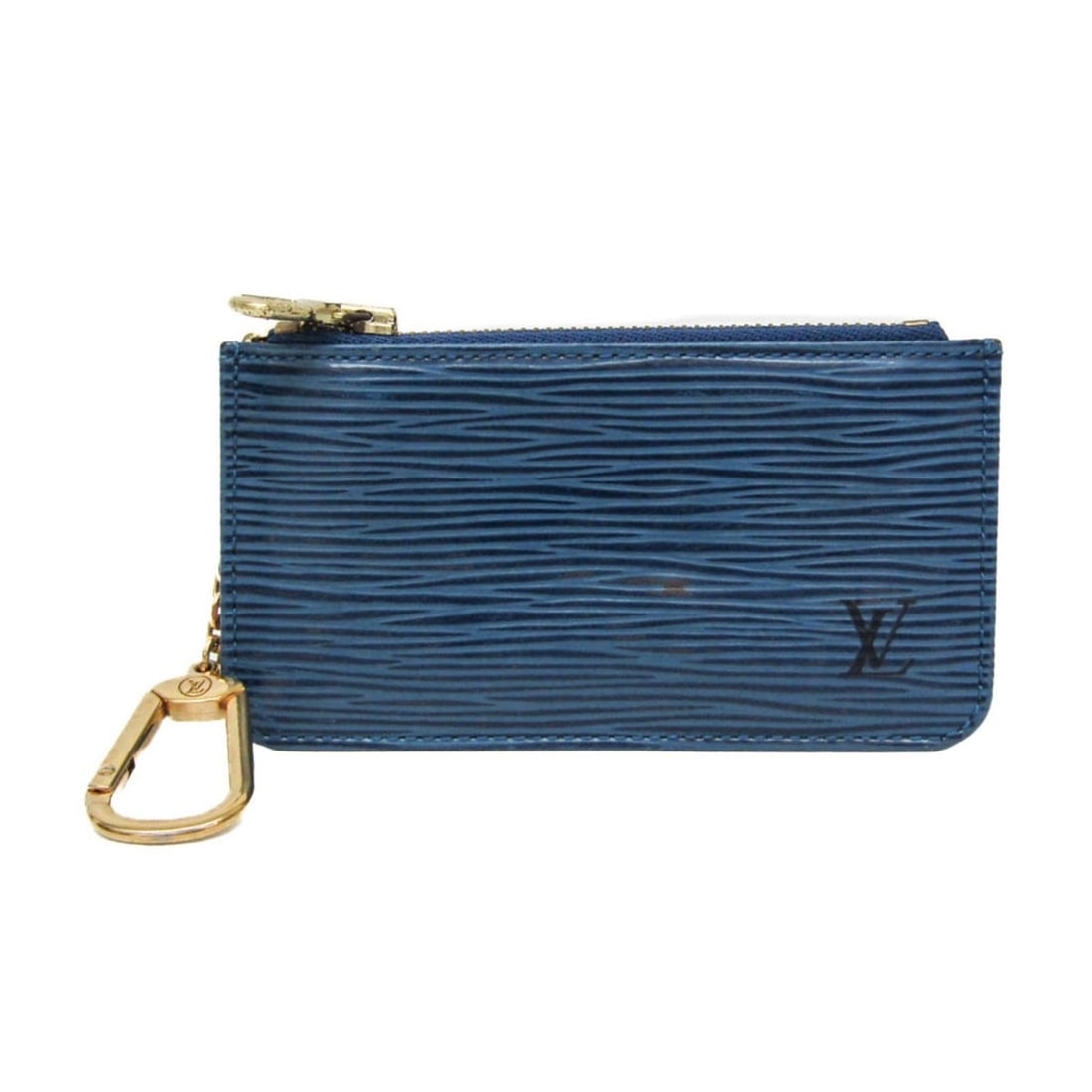 Louis Vuitton Epi Key Pouch M63805 Women,Men Epi Leather Coin Purse/coin Case Toledo Blue: --- Catalog ---Category: SizeSize (HxWxD): 6.5cm x 12cm / 2.55'' x 4.72''Strap / Chain Length: 11cm / 4.33''Category: DesignType: Coin purse/coin caseColor: Toledo blueGender: Women,MenClosure: Zipper