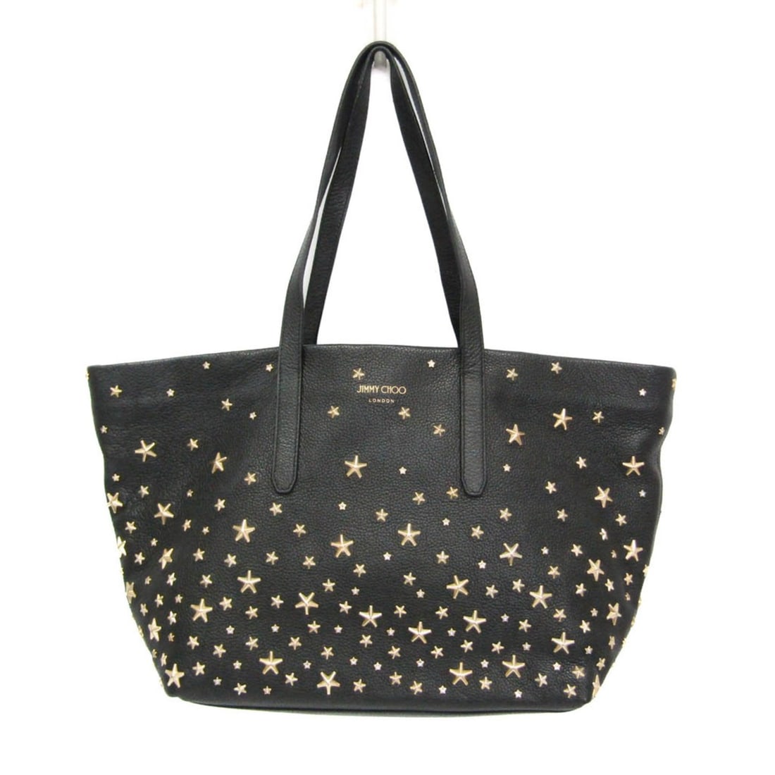 Jimmy Choo Sophia Medium Women,Men Leather Studded Tote Bag Black (1 of 17)