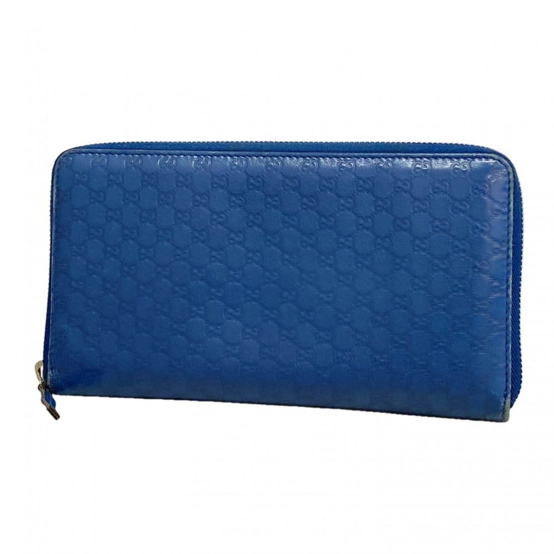 Gucci long wallet, Microguccissima, 233194, leather, blue, men's and women's.: --- Catalog ---Category: SizeSize (HxWxD): 12cm x 21cm x 2cm / 4.72'' x 8.26'' x 0.78''Category: DesignType: Long wallet (bi-fold)Color: BlueGender: Men,WomenMaterial: Leather Category: GeneralMPN: 23