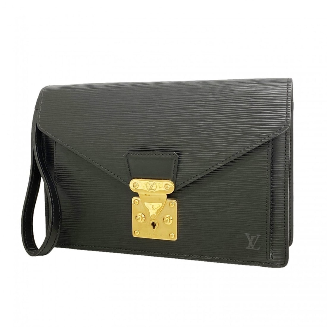 Louis Vuitton Epi Leather Clutch Bag, Pochette Sellier Dragonne, M52762, Noir (Men's): --- Catalog ---Category: SizeSize (HxWxD): 18cm x 26cm x 3.5cm / 7.08'' x 10.23'' x 1.37''Category: DesignType: Clutch bagColor: NoirGender: MenCategory: GeneralMPN: M52762Brand: Louis Vuitton--- Item