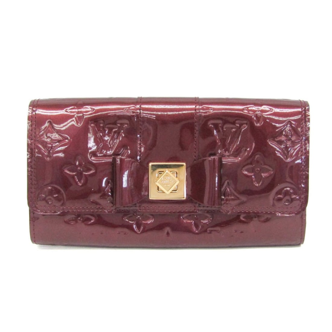 Louis Vuitton Monogram Vernis Sarah Ribbon Wallet M91497 Women's Monogram Vernis Long Wallet: --- Catalog ---Category: SizeSize (HxWxD): 10cm x 18.5cm x 3cm / 3.93'' x 7.28'' x 1.18''Category: DesignType: Long wallet (bi-fold)Color: Rouge fauvisteGender: WomenClosure: Turn lockMaterial: Monogr
