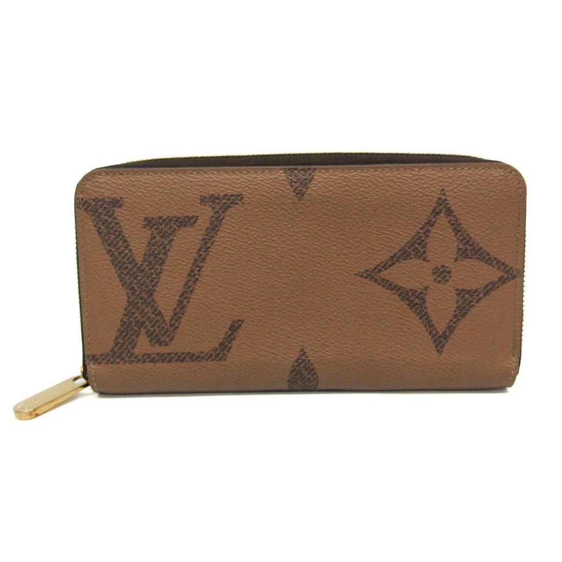 Louis Vuitton Monogram Reverse Zippy Wallet Monogram Giant M69353 Women's Monogram Reverse Wallet: --- Catalog ---Category: SizeSize (HxWxD): 10cm x 19cm x 2.5cm / 3.93'' x 7.48'' x 0.98''Category: DesignType: Wallet (bi-fold)Color: BrownGender: WomenClosure: ZipperMaterial: Monogram Reverse Inner 