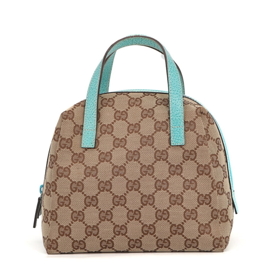 Gucci handbag GG canvas leather 124542 GUCCI women's (1 of 12)