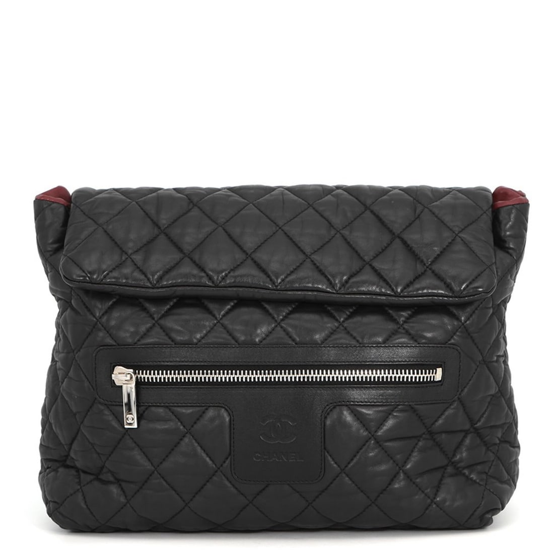 Chanel backpack, Coco Mark, Matelassé, Cocoon leather, A47094; CHANEL handbag, black; handbag for (1 of 16)