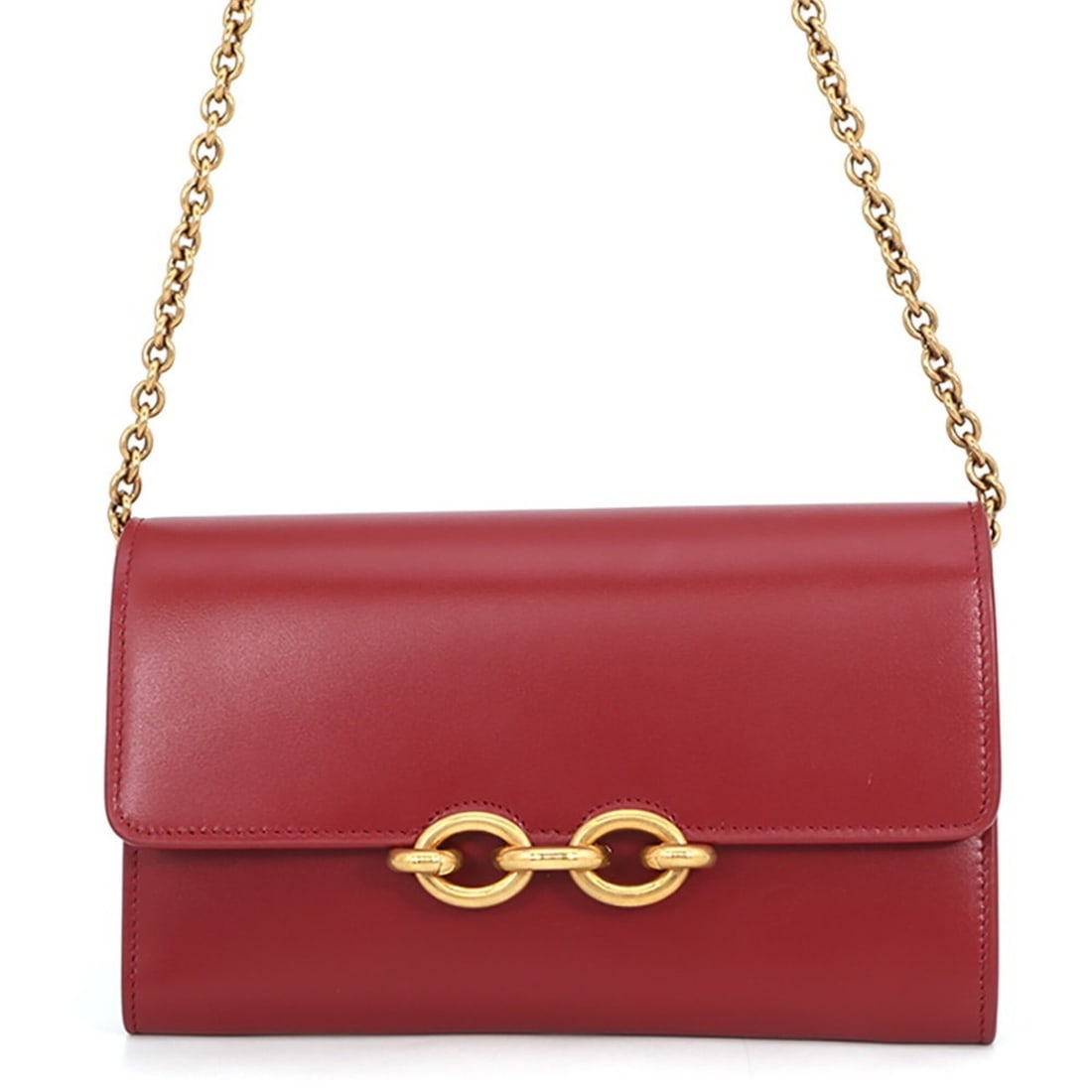 Yves Saint Laurent Saint Laurent Paris Chain Shoulder Wallet Le Maillon Calfskin 696608 SAINT: --- Catalog ---Category: SizeSize (HxWxD): 11.5cm x 18.7cm / 4.52'' x 7.36''Category: DesignType: Chain/Shoulder walletColor: Red colorGender: WomenMaterial: Leather Leather/Fur Type: CalfskinCategory