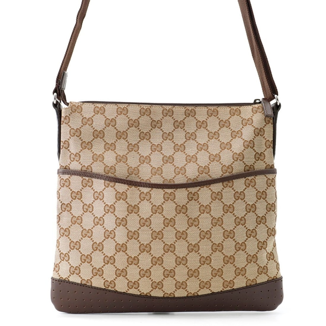 Gucci Shoulder Bag GG Canvas 145857 GUCCI Handbag (1 of 14)