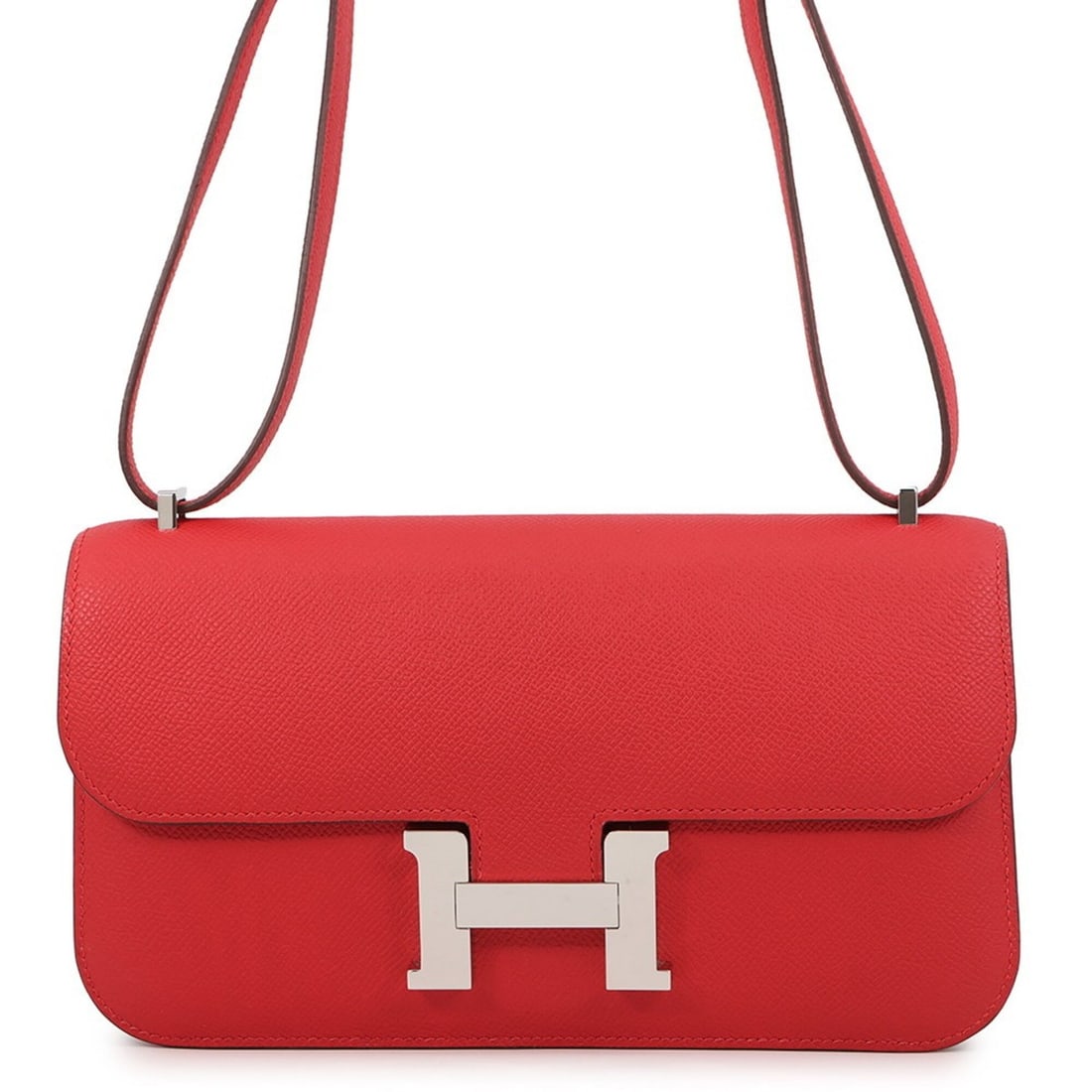 Hermes Shoulder Bag Constance Elan Miroir Rouge Ladue Epsom K Stamp HERMES Handbag Women's: --- Catalog ---Category: SizeWeight: 410g / 14.46oz.Size (HxWxD): 13cm x 23.5cm x 3.5cm / 5.11'' x 9.25'' x 1.37''Category: DesignType: Handbag, Shoulder bagGender: WomenClosure: FlapMaterial: Epsom l