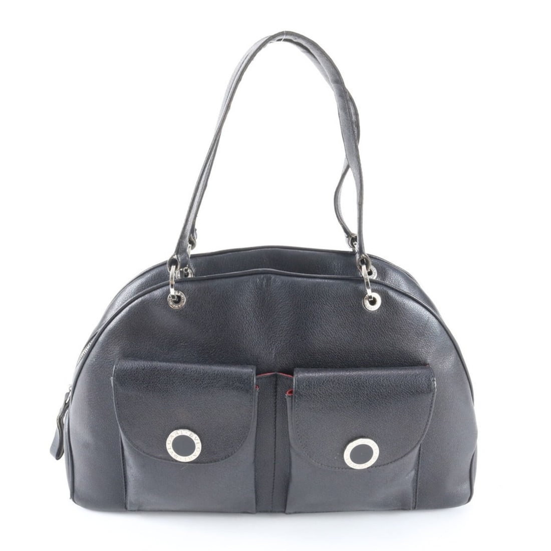 Excellent condition Bvlgari Mini Boston Leather Shoulder Bag, Handbag, Black, Women's.: --- Catalog ---Category: SizeSize (HxWxD): 25cm x 39cm x 11cm / 9.84'' x 15.35'' x 4.33''Category: DesignType: Handbag, Shoulder bagColor: BlackGender: WomenMaterial: Leather Category: GeneralBrand: B
