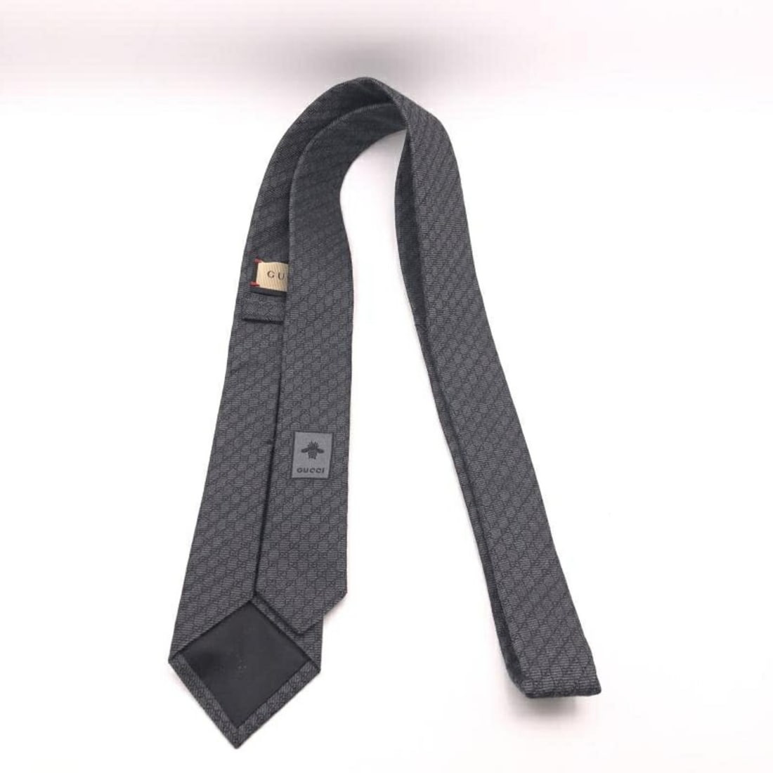 GUCCI Interlocking G Tie, Black - 2