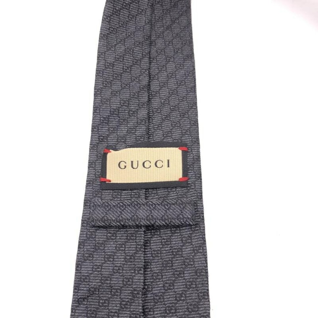 GUCCI Interlocking G Tie, Black - 3