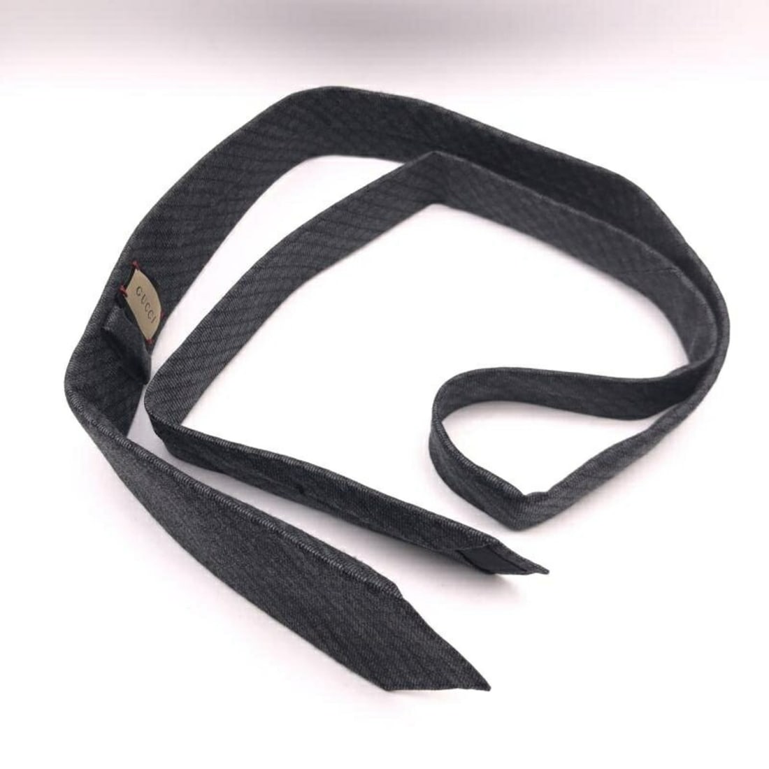 GUCCI Interlocking G Tie, Black - 4
