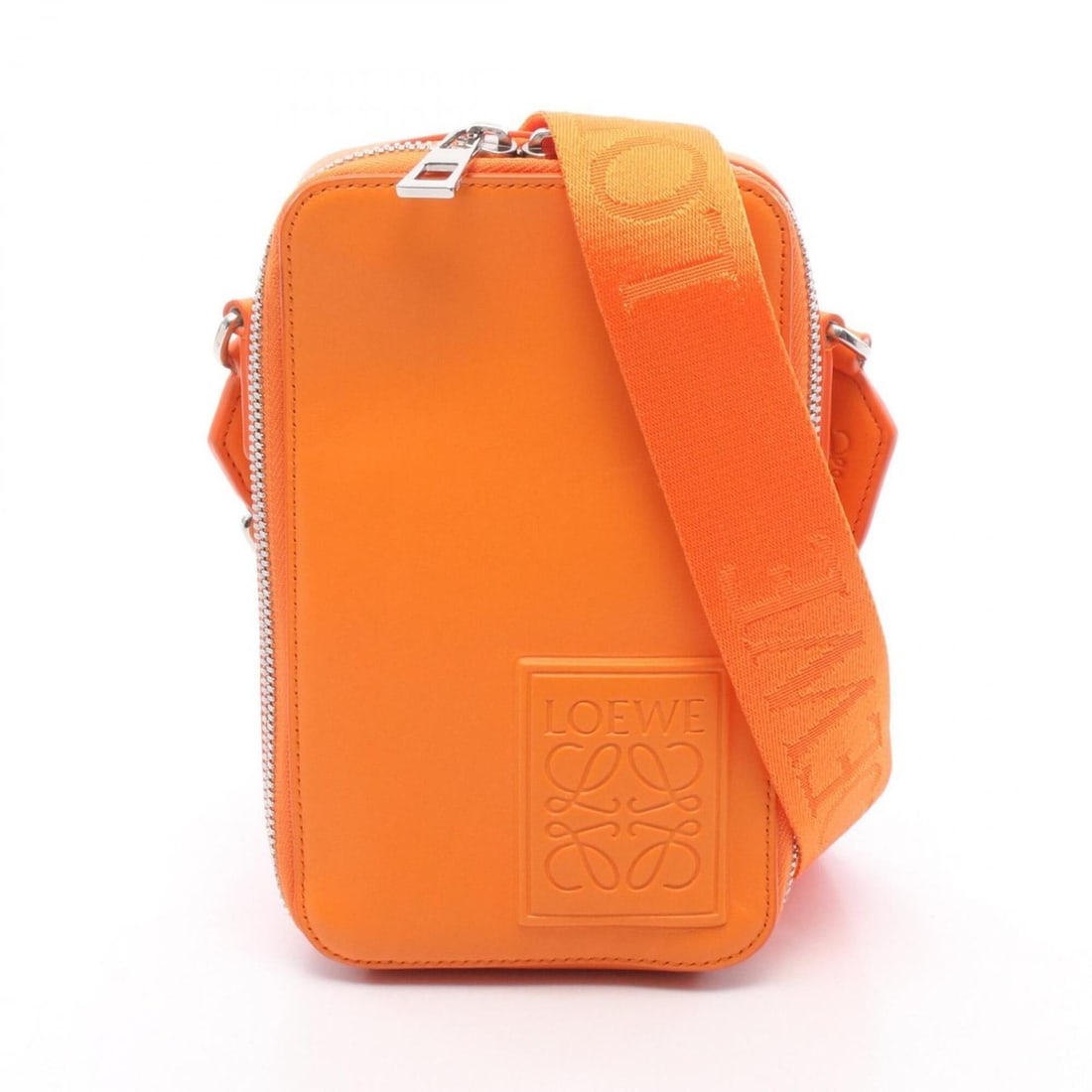 Loewe Vertical Crossbody Pocket Shoulder Bag Handbag Leather Men's Orange C565S59X01: --- Catalog ---Category: SizeSize (HxWxD): 18cm x 11cm x 3.5cm / 7.08'' x 4.33'' x 1.37''Category: DesignType: Handbag, Shoulder bagColor: OrangeGender: Men,WomenMaterial: Leather Category: GeneralMPN