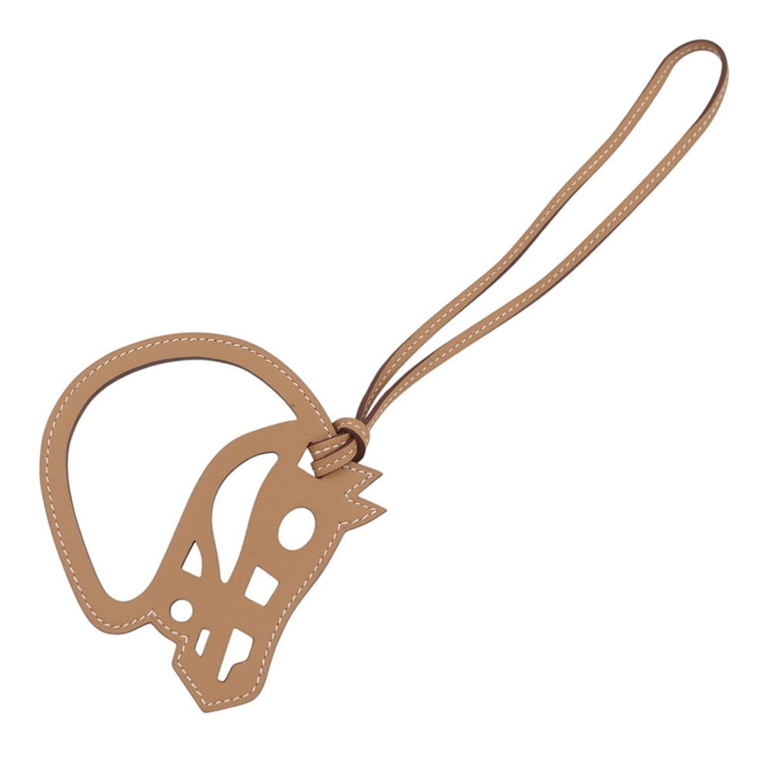 Hermes accessory bag charm Paddock Cheval Etoupe Swift HERMES: --- Catalog ---Category: SizeSize (HxWxD): 100.00mm x 115.00mm / 3.94'' x 4.53''Category: DesignType: Handbag charmColor: Beige, Etoupe grayGender: WomenMaterial: Swift leatherCategory: GeneralBrand: 