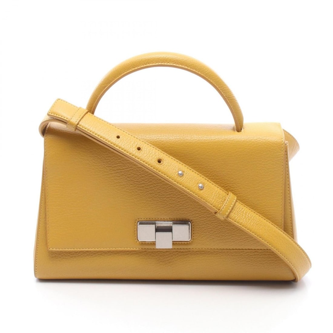 Bottega Veneta 2-way Shoulder Bag/Handbag, Leather, Women's, Yellow: --- Catalog ---Category: SizeSize (HxWxD): 17.5cm x 30cm x 12cm / 6.88'' x 11.81'' x 4.72''Category: DesignType: Handbag, Shoulder bagColor: YellowGender: WomenMaterial: Leather Category: GeneralBrand
