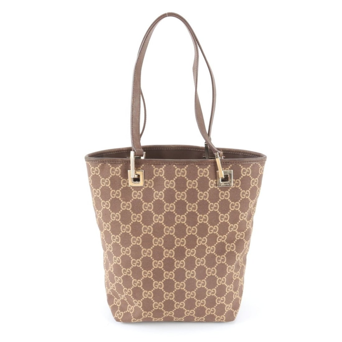 Gucci GG Canvas 002 1099 Leather Tote Bag Handbag Shoulder for Women: --- Catalog ---Category: SizeSize (HxWxD): 25cm x 18cm x 9cm / 9.84'' x 7.08'' x 3.54''Handle Length: 43cm / 16.92''Category: DesignType: Handbag, Tote bagColor: BrownGender: WomenMaterial: GG canvas 